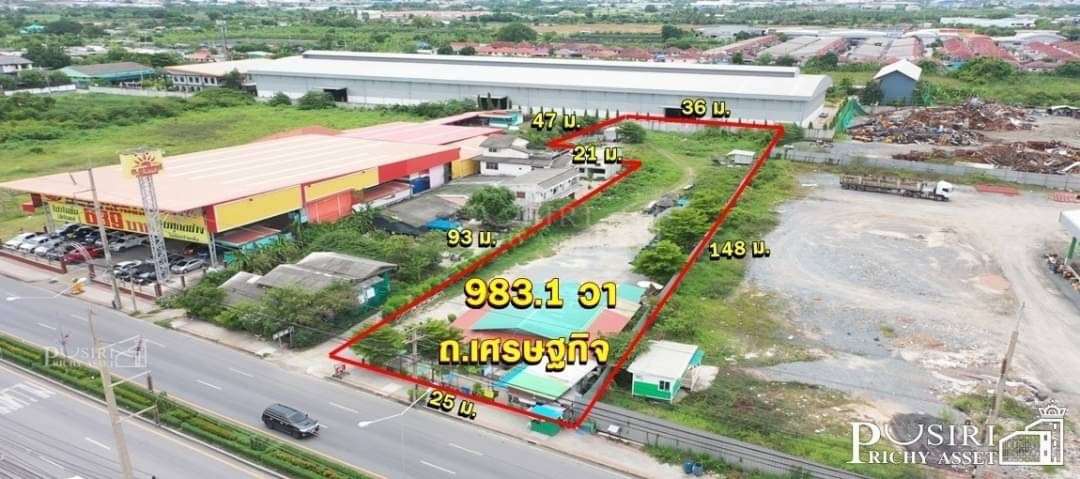 ขายที่คินสวยถมแล้ว ทำเลสุดปัง ระดับ 5 ดาว เนื้อที่ 983.1 ตรว. ติดถนนเศรษฐกิจ ใกล้ถนนตัดใหม่ กัลปพฤกษ์ ในราคาคุ้มค่า 