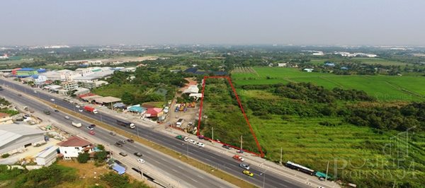 ความเจริญบนถนน พุทธสาคร ที่ดินเกือบ 6ไร่ ทำเลทอง อนาคตใกล้เส้นตัดใหม่ กัลปพฤกษ์ - พุทธสาคร จัดสรรใช้งานง่ายได้มูลค่าเพิ่มจากที่หน้ากว้าง 39 เมตร - KK0141S
