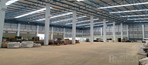โรงงานใหม่ เกือบ 6 ไร่ โรงงานใหญ่ 40*48 เมตร พื้นรับ 5 ตัน/ตร.ม. แถมใบ รง.4 (105) และ 53 พลาสติก และระบบอื่นๆ ใกล้ตลาดบ่อวิน - ขายโรงงานชลบุรี