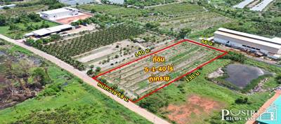 ขายที่สวย 5ไร่ สร้าง โรงงานใหญ่ ได้ถึง 5,000 ตร.ม.อย่างลงตัว พร้อมระบายน้ำลงคลองด้านหลังได้ทันที และใกล้ ถ.พระราม 2 และอีก 2 ถนนหลัก - KK3692S