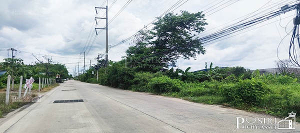 ที่สีม่วง ถมพร้อมใช้ 6 ไร่ สร้างโรงงานใหญ่ได้ทุกประเภท 7,000 ตร.ม. เทรลเลอร์เข้าออกสะดวก ใกล้ ถ . เศรษฐกิจ พุทธสาคร KK5114S