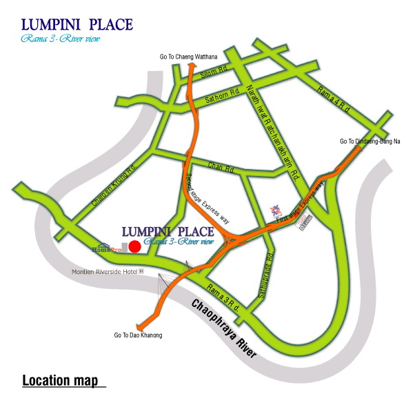 ให้เช่า ลุมพินี เพลส พระราม3 - ริเวอร์วิว (ตรงข้ามห้าง Terminal พระราม 3) ชั้น 19 ขนาด 31.6 ตรม. เฟอร์นิเจอร์ครบ พร้อมเข้าอยู่ ทำเลดี เดินทางสะดวก