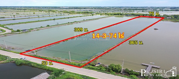 ที่สร้างโรงงานเกือบ 15 ไร่ ขอใบ รง.4 ได้ ใกล้กรุงเทพ เทรลเลอร์เข้าสะดวก เส้นบางขุนเทียน - พันท้าย KK5301S
