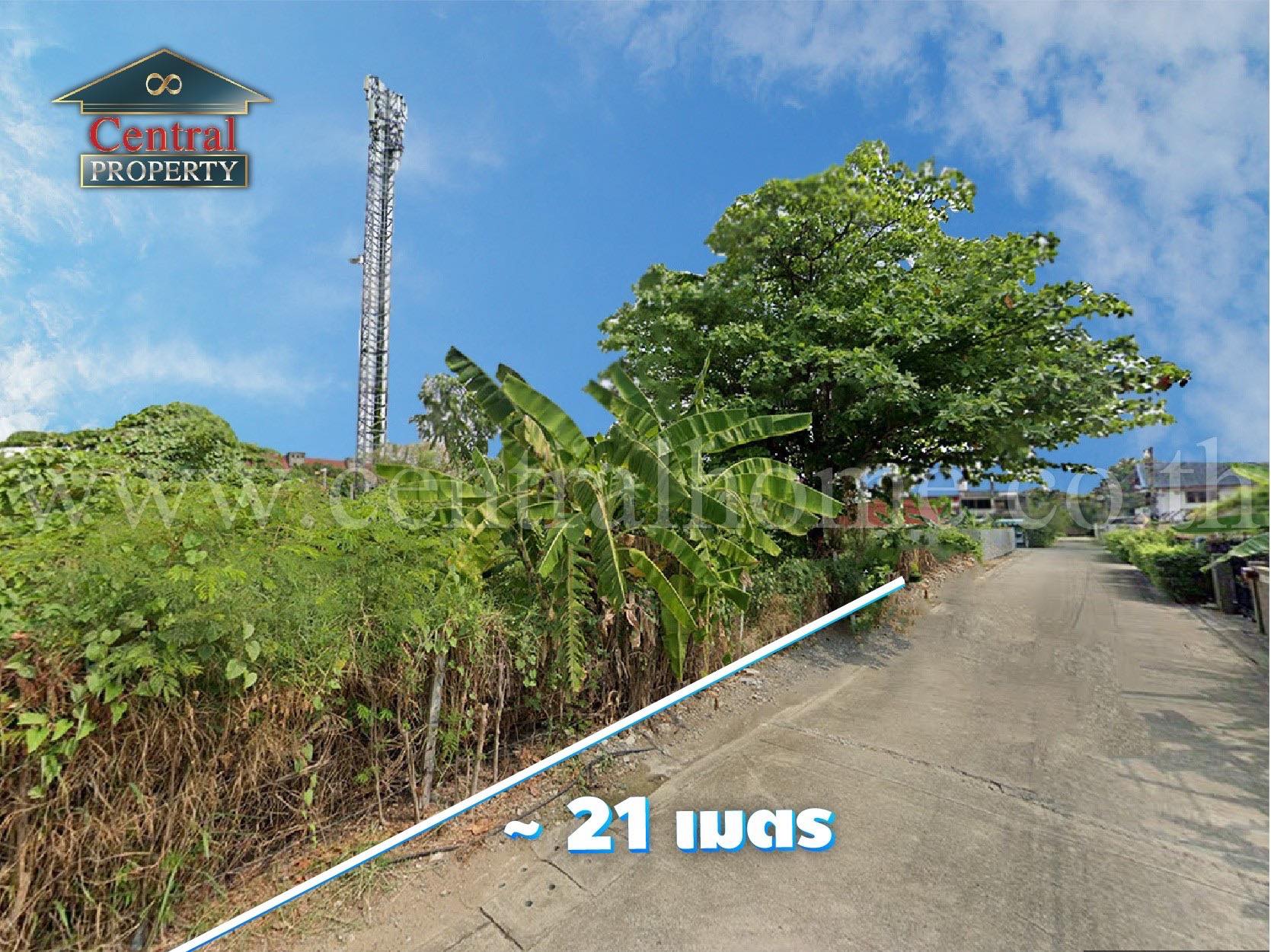 ที่ดินเปล่า 149 ตร.วา ซอยติวานนท์ 24 ซ.เทพพนม 4 ใกล้ แยกแคราย