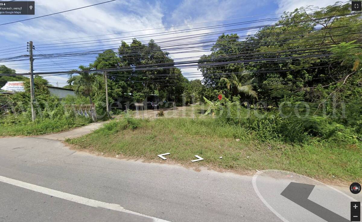 ที่ดิน ชะอำ ติดถนน เพชรเกษม ใกล้ชายหาด