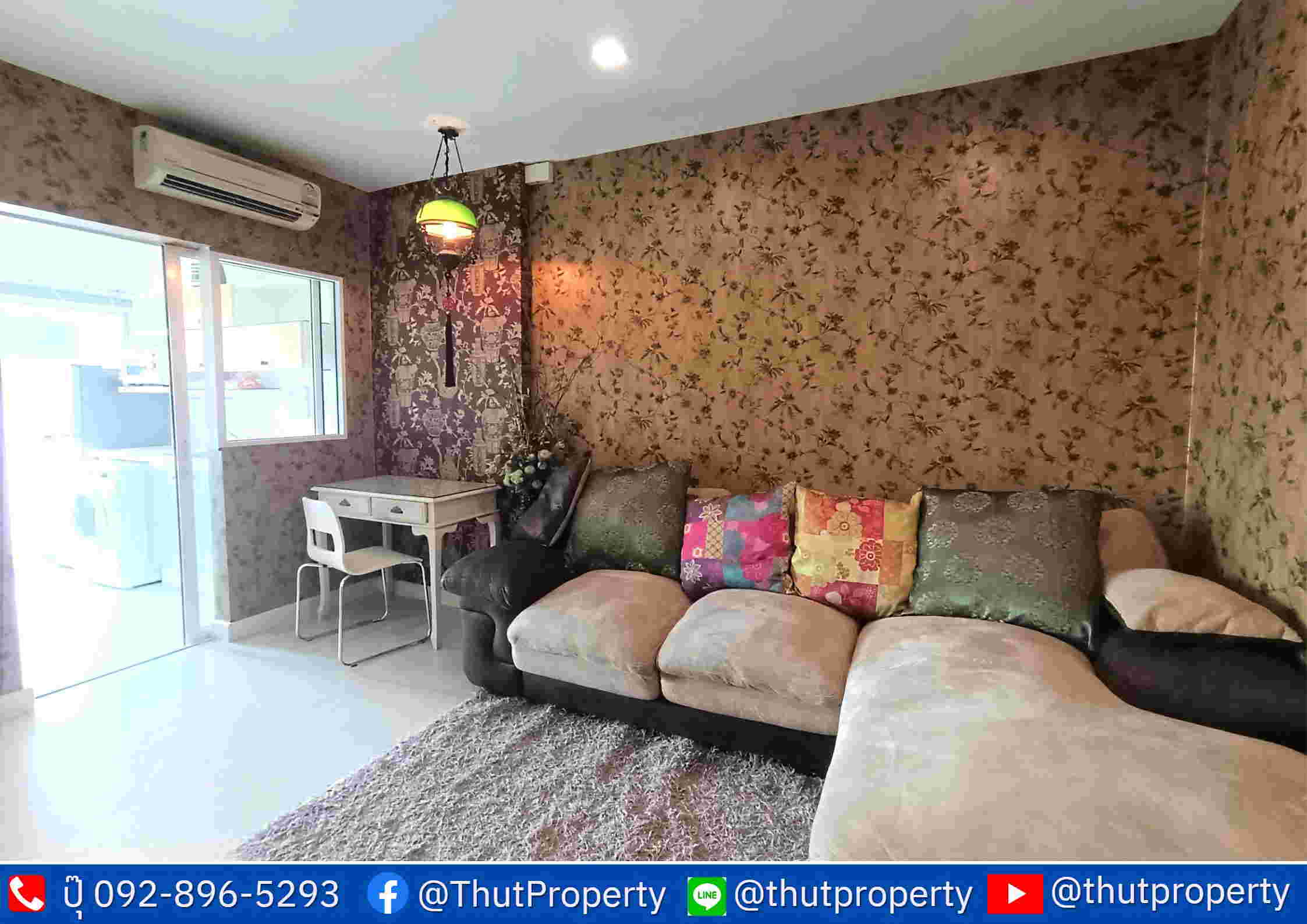 ขาย คอนโดใจกลางเมือง ใกล้รถไฟฟ้า  The Room Ratchada - Ladprao (เดอะ รูม รัชดา - ลาดพร้าว) ขนาด 41.09 ตรม. ชั้น 18 วิวเมือง ลมเย็นสบาย ตกแต่งเฟอร์นิเจอร์บิ้วอินพร้อม แถมฟรี!! เครื่องใช้ไฟฟ้าตามรูปเลยย พร้อมอยู่  ราคาถูกสุดสุด