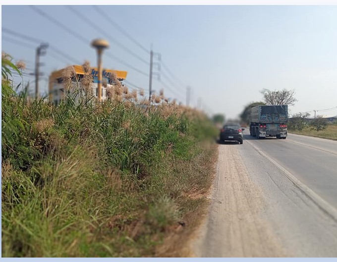 ขายที่ดิน 5 ไร่กว่า ติดถนนบางบัวทอง–สุพรรณบุรี (340) น้ำไม่ท่วม ใกล้ตลาดลาดบัวหลวงและถนน 346