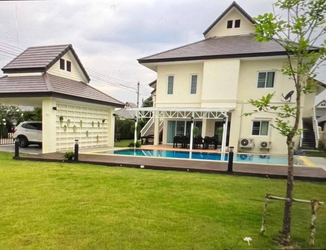 ขายด่วน บ้านเดี่ยวพร้อมสระว่ายน้ำ หลังใหญ่ 5 ห้องนอน  Pool Villa  2 ชั้น ขนาด 258 ตรว. @หัวหิน Hua - Hin บ่อฝ้าย , Mountain View ใกล้ กทม.เพียง 3 ชม.