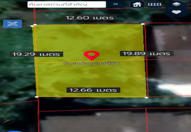 ขายที่ดิน คลองสาม ซอยสะอาดพัฒนา เนื้อที่ 65 ตร.ว. แปลงสี่เหลี่ยม