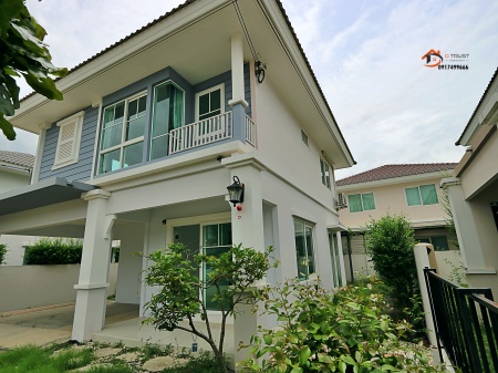 ขายบ้านเดี่ยว วิลลาจจิโอ Villaggio บ้านกรด อยุธยา บายพาส นิคมฯโรจนะ บางปะอิน สภาพดี แอร์ พร้อมอยู่ 