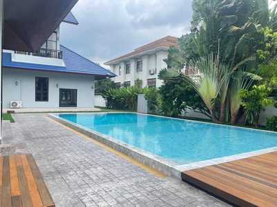  Private house pool villa พูลวิลล่า for rent 5bedศรีนครินทร์ 45  เนื้อที่1.45ไร่ ใกล้BTSสถานีศรีนครินทร์38 