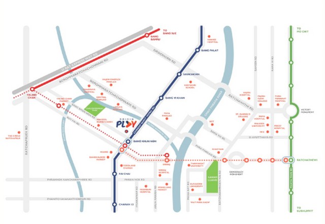 ขายใบจอง เท่าทุน Origin Play Bangkhunnon Triple Station MRTบางขุนนนท์เพียงแค่ 200 เมตร