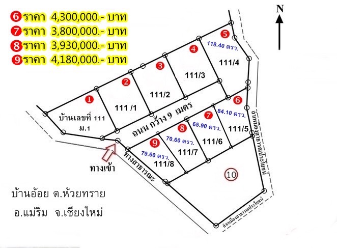 ขายบ้าน บ้านอ้อย – ห้วยทราย (อ.แม่ริม จ.เชียงใหม่)