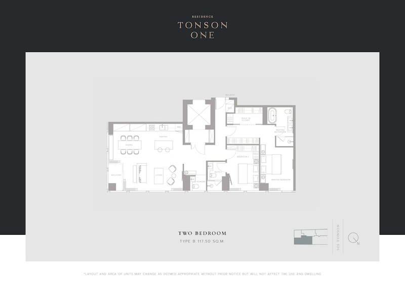 BS727 ขายดาวน์คอนโด ต้นสน วัน เรสซิเดนซ์ Tonson One Residence คอนโดซูเปอร์ลักซ์ชัวรี่ Freehold ในซอยต้นสน พร้อมโอนได้ทันที