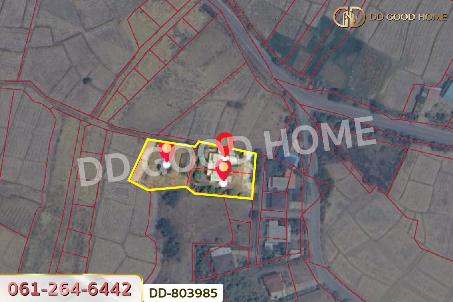 DD-803985 ที่ดินพร้อมสิ่งปลูกสร้างป่าแมต 1 ไร่ 345.5 ตร.ว. แพร่ ใกล้โรงเรียนอนุบาลเทศบาลตำบลป่าแมต