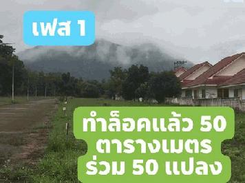 ขายด่วนโครงการบ้านเฟื่องฟ้าอิงดอยขนาด51ไร่วิวเขาอากาศดีจ.ลำพูน 