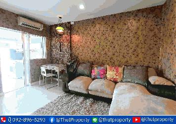 ขาย คอนโดใจกลางเมือง ใกล้รถไฟฟ้า  The Room Ratchada - Ladprao (เดอะ รูม รัชดา - ลาดพร้าว) ขนาด 41.09 ตรม. ชั้น 18 วิวเมือง ลมเย็นสบาย ตกแต่งเฟอร์นิเจอร์บิ้วอินพร้อม แถมฟรี!! เครื่องใช้ไฟฟ้าตามรูปเลยย พร้อมอยู่  ราคาถูกสุดสุด