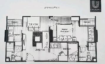 CONDOMINIUM U Delight2 @Bang Sue Station 2 Bedroom 2 BR 3990000 B. ไม่ไกลจาก สถานีบางซื่อ เซ็นทรัลลาดพร้าว ราคาไม่แรง