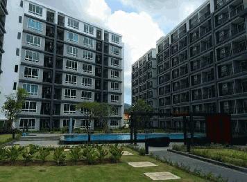 For Rent : Phuket Town, Condominium @Suan Luang, 1 Bedroom 7th Floor Pool View
