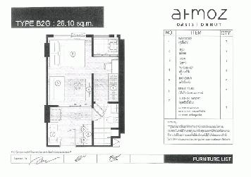 ขายใบจองและขายดาวน์คอนโด โครงการ ATMOZ OASIS ONNUT ขาย 30,000 บาท