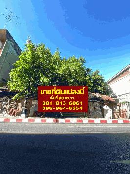 ขายที่ดินเปล่า 90 ตร.วา ใกล้ตลาดเทศบาลเมืองเพชรบุรี 